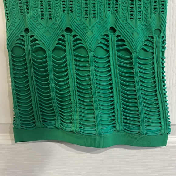 Green Bodycon Bebe Dress NWT - Picture 5 of 6